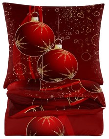 Obliečky z mikrovlákna KORISTE červené Rozmer obliečky: 2 ks 70 x 80 cm | 160 x 200 cm