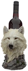 Stojan na víno Vlk biely WOLF33