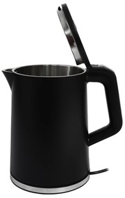 Bauerkraft Bezdrôtová cestovná rýchlovarná kanvica 1500 W 1,2 l otočná čierna