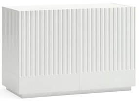 Biela nízka komoda 100x70 cm Doric – Teulat