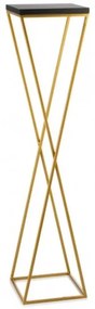 Stojan na kvety LOFT 100x24 cm zlatá/čierna