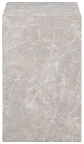 Odkladací stolík v dekore mramoru 30x30 cm Prague – House Nordic
