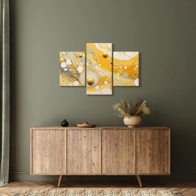 Obraz - Abstraktné pozadia so zlatým dekorom (90x60 cm)