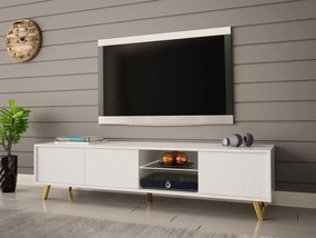 TV stolík 175 Asporiz 01, Farba: biela