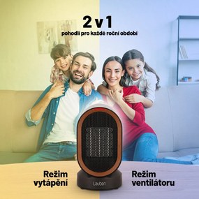 Lauben Stolný ventilátor Desk 2v1 600BB