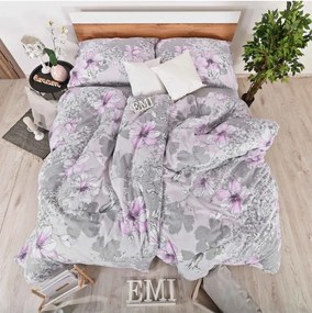 Flanelové obliečky Violet EMI, Štandardný set jednolôžko obsahuje 1x 140x200 + 1x 70x90