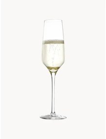 Krištáľové poháre na šampanské Experience, 6 ks