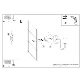 Nástenné svietidlo Timbo 1, drevené telo svietidla, w