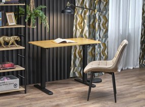 Výškově nastavitelný psací stůl Birka B53 dub craft/černý