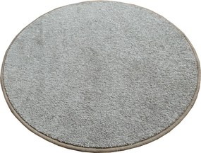 Vopi, Kusový koberec Capri svetlo béžový kruh, 200x200 (priemer) kruh, béžová, chodba / predsieň