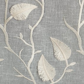 ZÁCLONA NA KRÚŽKOCH BROKLYN 140X250 CM CM VZOROVANÁ