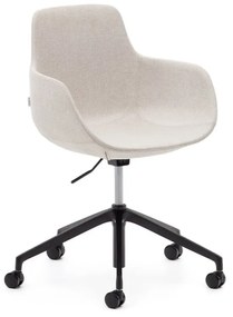 Béžová kancelárska stolička Tissiana – Kave Home