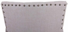 Jedálenská stolička Aberdeen - látka, drevené nohy antik tmavé - Sivá