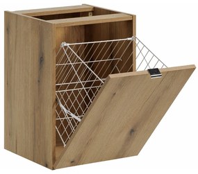 Koupelnová sestava Viva Cashmere s deskou a skříňkami 160 cm kašmírová/dub coast evoke