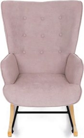 Hojdacie kreslo ružové AK-371 PINK2
