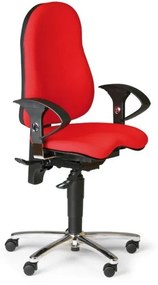 Topstar Zdravotná balančná kancelárska stolička EXETER, červená