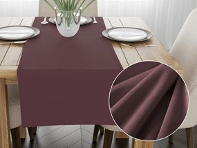 Biante Zamatový behúň na stôl Velvet Prémium SVP-019 Hnedofialový 35x140 cm