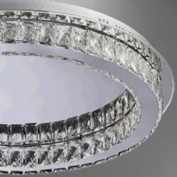 LED krištáľ strop svietidlo LUXERA 62401 MOVIDA Ø65