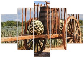 Obraz - Prívesný vozík (150x105 cm)