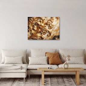 Obraz - Mramor so zlatom (70x50 cm)
