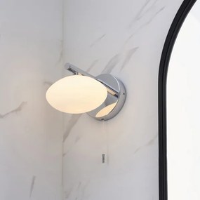 Endon 97181 - Kúpeľňové nástenné svietidlo MOBIAS 1xG9/3W/230V IP44 lesklý chróm