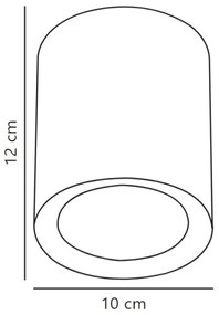 Nordlux - LED bodové svietidlo FALLON LONG LED/5,5W/230V biela