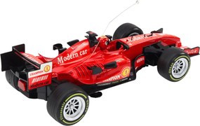 LEAN Toys RC pretekárske auto 1:12 so svetlami a zvukmi, červené