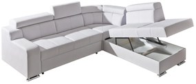 Rohová sedačka Orin 2 (biela) (P). Vlastná spoľahlivá doprava až k Vám domov. 605068
