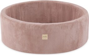 Suchý bazén pre deti menčestrová 90 x 30 + 200 loptičiek - ružová