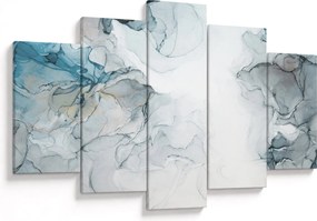 Obraz - Modrý mramor (150x105 cm)