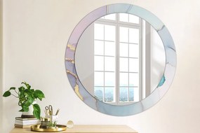 Okrúhle ozdobné zrkadlo Abstraktná tekutina fi 80 cm