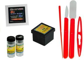 LEAN TOYS Mikroskop s príslušenstvom - biely