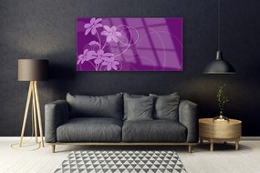 Obraz plexi Abstrakcja kvety art 120x60 cm