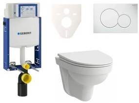 Cenovo zvýhodnený závesný WC set Geberit na zamurovanie + WC Laufen Laufen Pro Nordic SIKOGE2H1