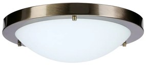 Stropné svietidlo v bronzovej farbe so skleneným tienidlom ø 18 cm Aquila - Candellux Lighting