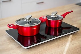 Dvojplatňová indukčná doska BestBerg BBI-3500 / 3500 W / čierna/strieborná