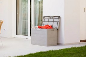 WOODYS záhradný plastový úložný box 160 L, svetlo šedá