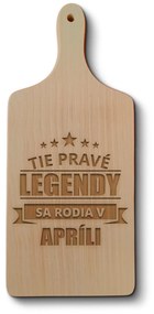 Sablio Doštička Tie pravé legendy sa rodia v apríli