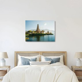 Sklenený obraz Mount Batur (70x50 cm)