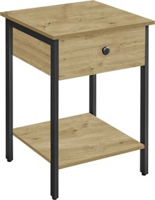 Odkladací stolík so zásuvkou TAYLOR ARTISAN 40x40 cm