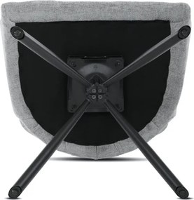 Jedálenská stolička sivá DCH-T1122 GREY2