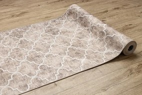 Protišmykový behúň LOTUS CLOVER 60920 melánž béžový