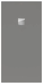 VILLEROY &amp; BOCH Planeo obdĺžniková sprchová vanička akrylátová, s technológiou RockLite, štandardný model, protišmyk (B), 1600 x 800 x 48 mm, Grey, UDA1680PLA2V-3S