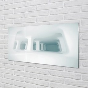 Nástenný panel  Biela 3d podpora 120x60 cm
