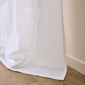 Biely záves s prímesou bavlny 140x240 cm Duchesse – douceur d'intérieur