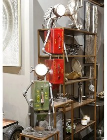 Industriál stolná lampa GREEN ROBOT