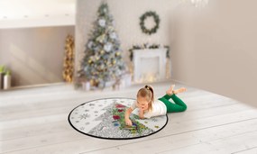 Butter Kings, TRHÁK: KOBEREC - OMAĽOVÁNKY - Nut Cracker, 130x130 (priemer) kruh, biela, detská izba