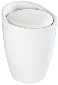 WENKO 24228100 - Stolička CANDY 36x50,5 cm biela/čierna