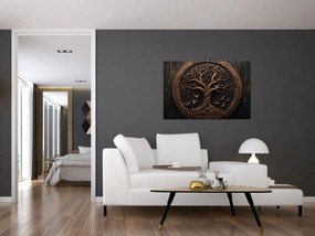 Obraz – Drevený strom života (90x60 cm)