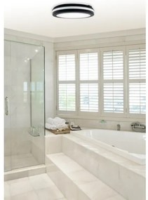 Top Light - LED Kúpeľňové svietidlo COMET LED/24W/230V IP54 pr. 30 cm čierna